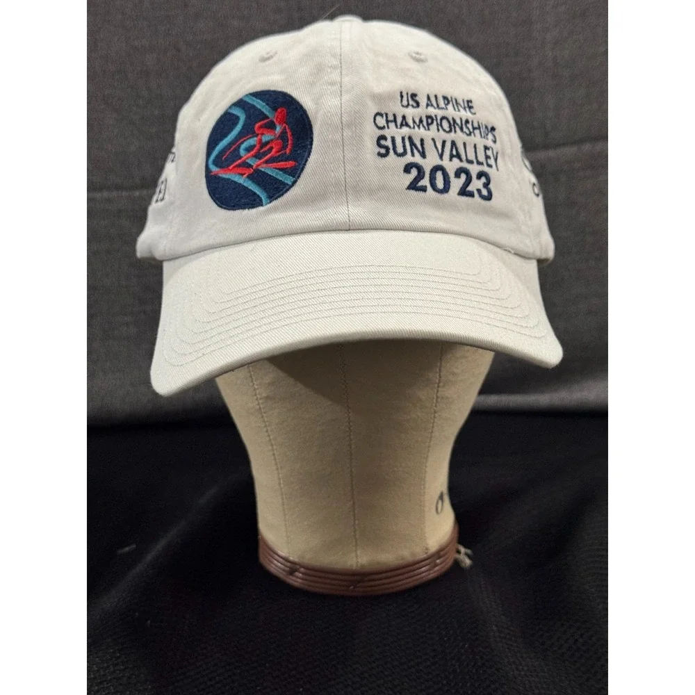Fahrenheit Headwear Cap Women One Size White Toyota U.S. Alpine Championship Hat